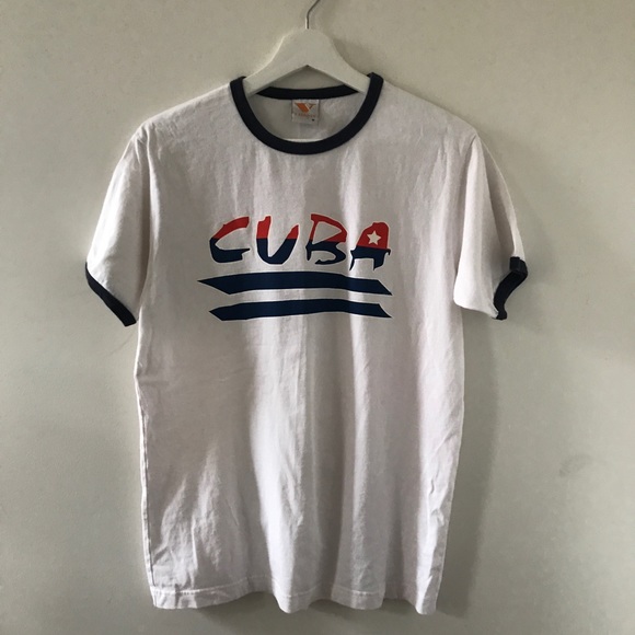Cuba Ringer T shirt - Picture 1 of 3